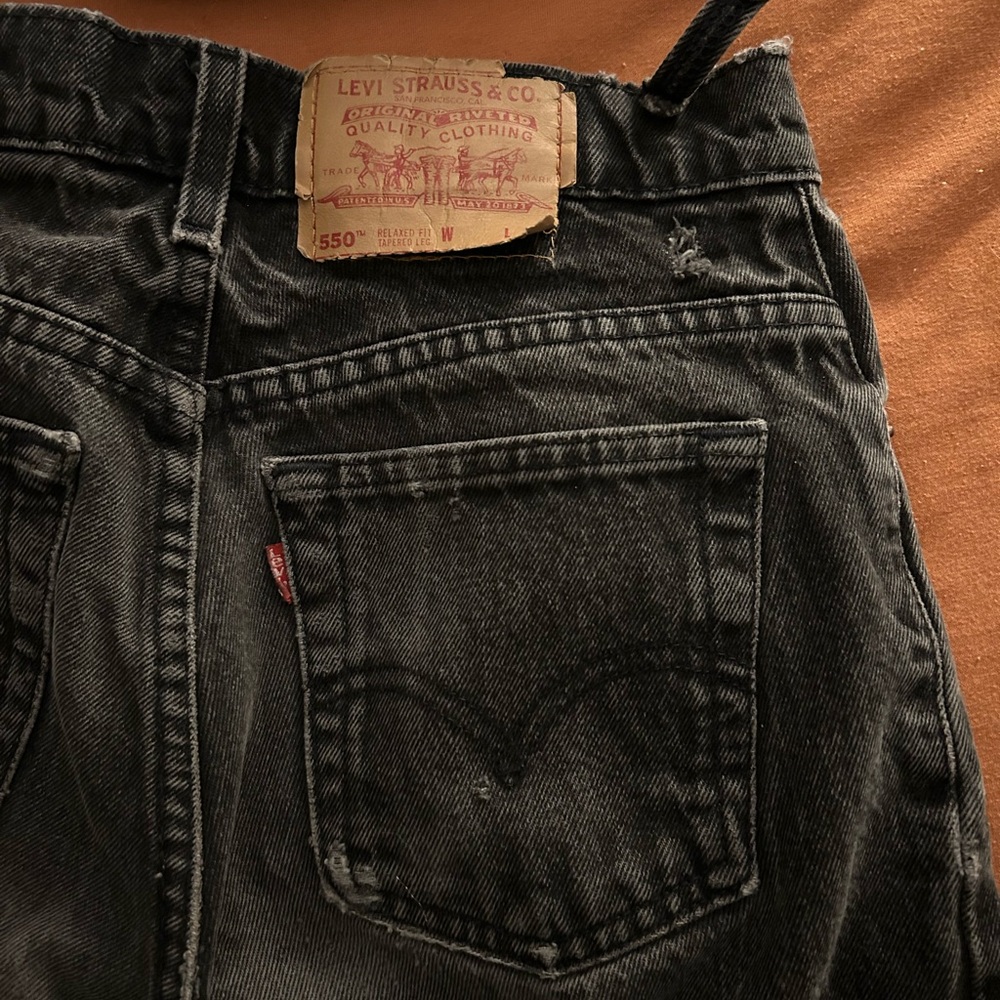 Levi Strauss Black Denim Jeans
